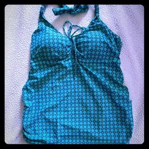 Maternity tankini swim top